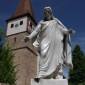 Segnender Christus vor der Johanneskirche Bürglein