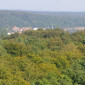 Blick vom Baumwipfelpfad nach Ebrach