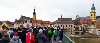 "Demonstration für Demokratie - gegen Hass und Spaltung" in Kitzingen am 4.2.2024