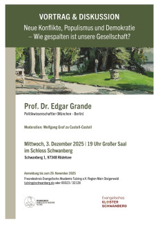 Plakat für die Veranstaltung