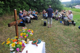 Posaunenchor Ebersbrunn unter der Leitung von Hermann Link