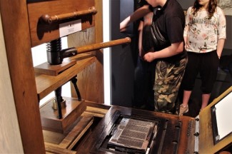 Druckpresse ala Gutenberg
