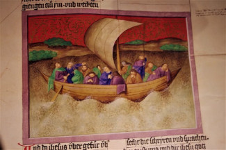 Sturmstillung, Ottheinrich-Bibel, um 1430 