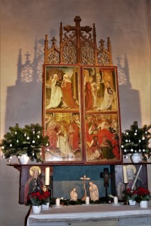 Heilige Familie in der Altarnische