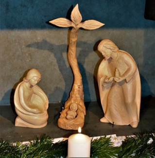 Heilige Familie im Altar von Füttersee