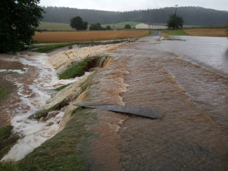Hochwasser in Langenberg am 9.7.2021