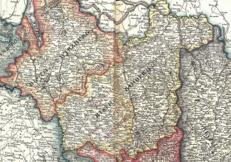 Karte Erzbistum Bamberg (gelb)