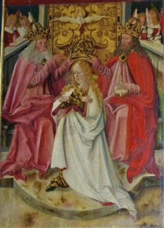 Marienkrönung im Altar von Füttersee