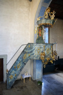 Kanzel in Obereisenheim 1765 - 9 Jahre vor Rehweiler