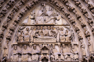 Krönung der Maria, Notre-Dame in Paris