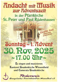 Adventskonzert in Rüdenhausen