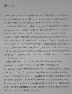 Die Bedeutung des Glaubens für Ludwig Richter