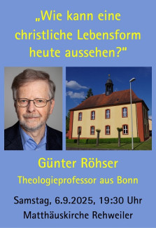 Prof. em. Günter Röhser in Rehweiler und Haag
