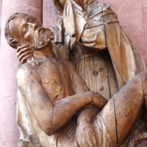 Ausdrucksstarke Pieta im Münster Heilsbronn