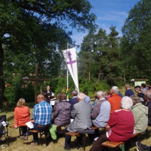 Gottesdienst am 24. Juni 2018 an der Kaisereiche Füttersee